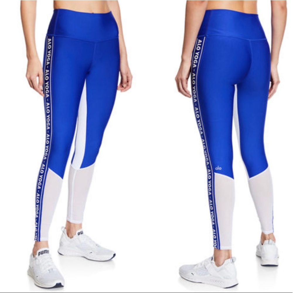 Alo Airlift Highwaist Colorblock Trainer Leggings Size S
